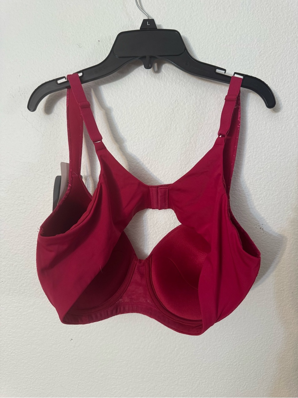 Vanity Fair Lace Full-Coverage Underwire Bra - Raspberry - Picture 4 of 4